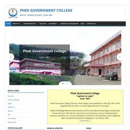 Phek Government College Website Nagaland